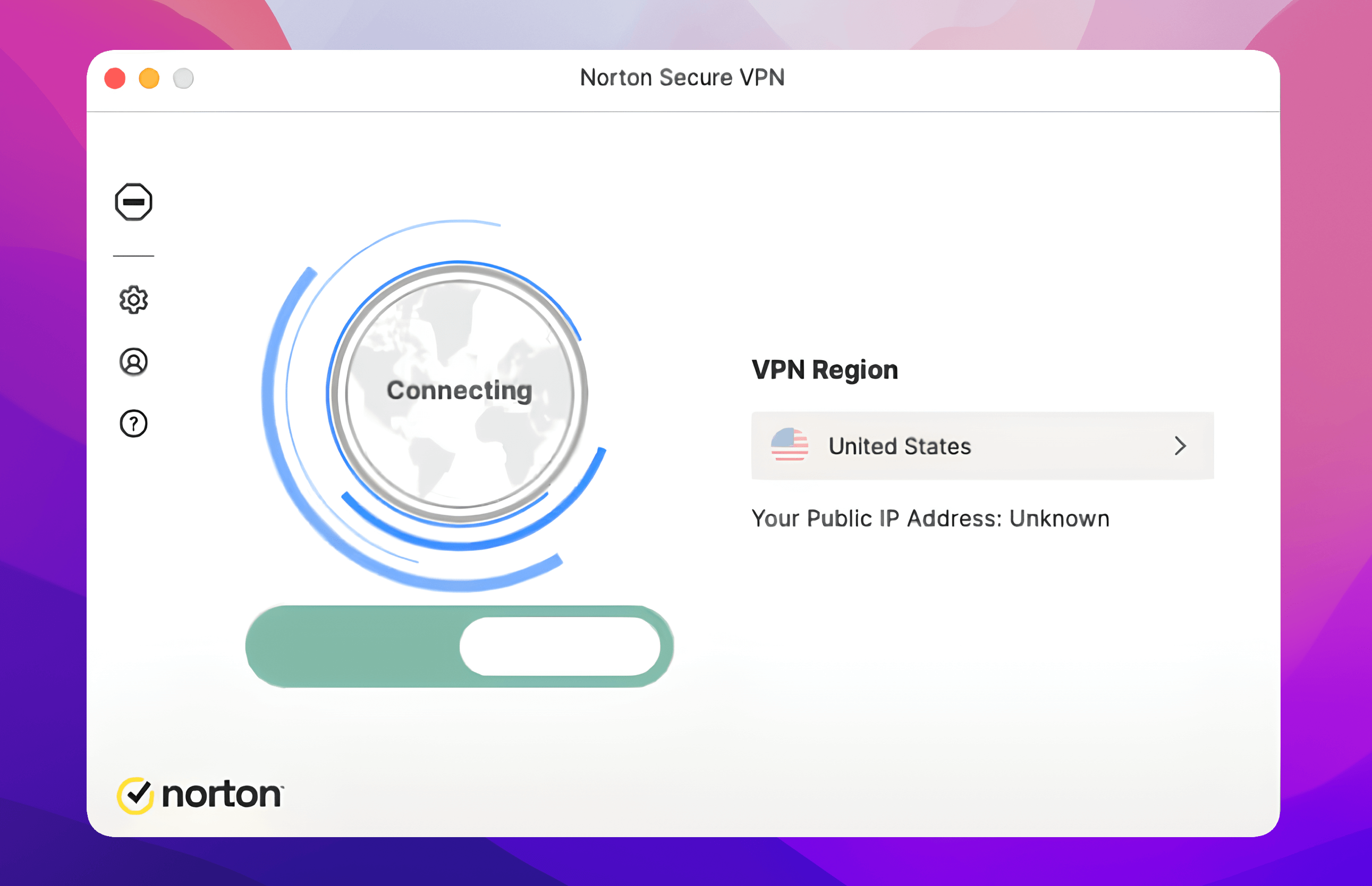 Norton VPN on macOS